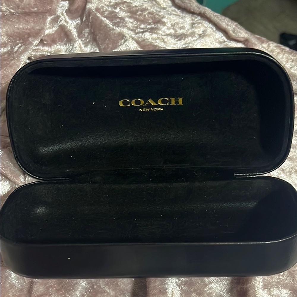 Coach Black Eyeglass Case - Picture 2 of 3
